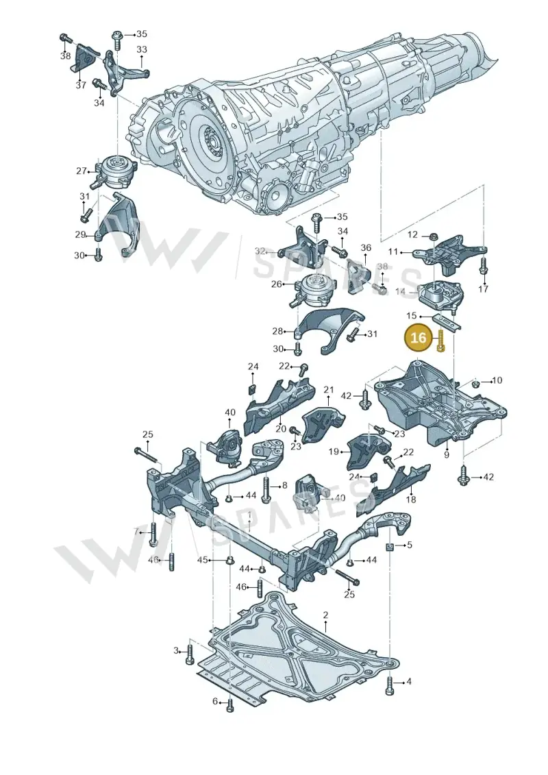 N10724701 — Audi Q8 Quattro 3,0 (2018-) diagram 859399800, position 16