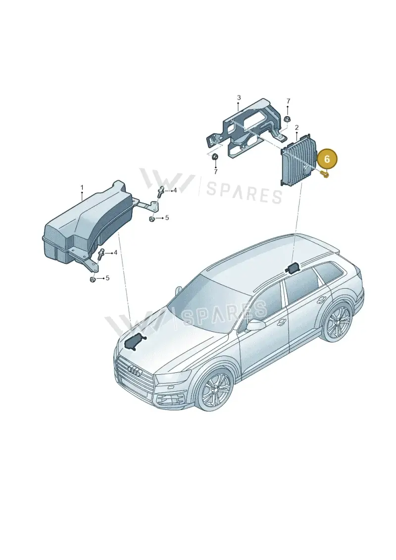 N10727301 — Audi Q8 Quattro 3,0 (2018-) diagram 859035250, position 6