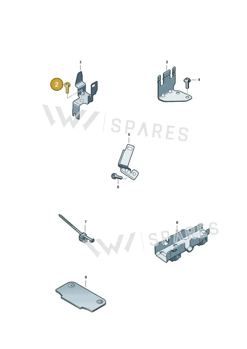 N10737001 — Audi A5 Limo 2.0 (2024-) diagram 849971001, position 2