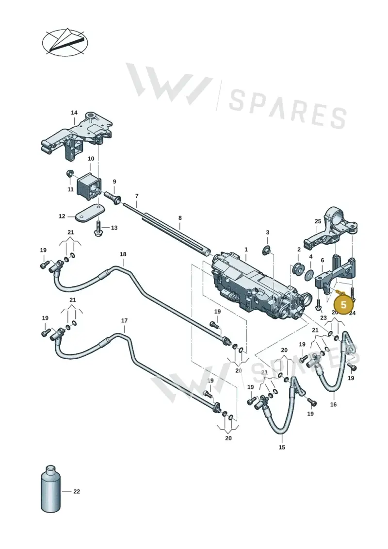 N10739002 — Audi RS e-tron GT (2020-2020) diagram 4j1411020, position 5