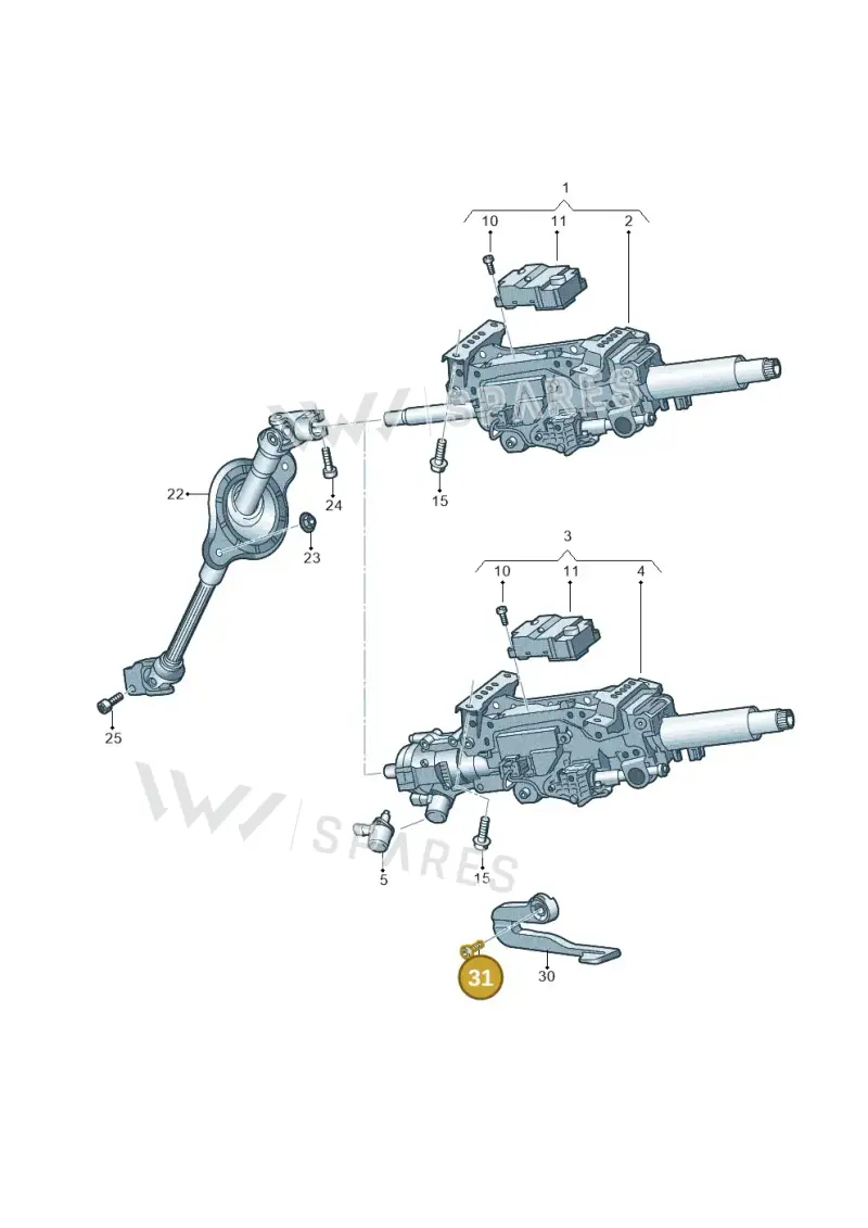 N10739301 — Audi A6 2.0 (2018-) diagram 435419500, position 31