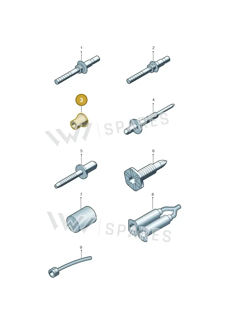 N10744001 — Audi TTRS Coupe (2016-2023) diagram 850800800, position 3
