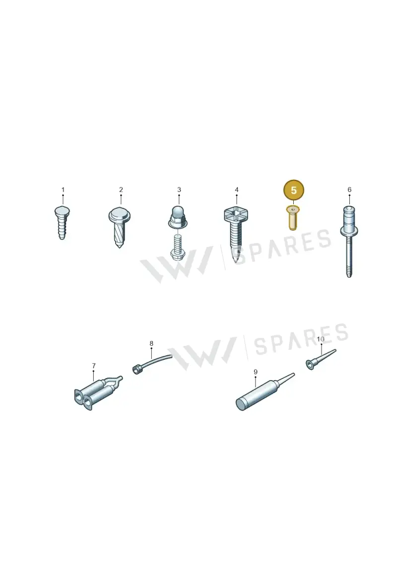 N10744101 — Audi A8L (2017-2022) diagram 838800800, position 5