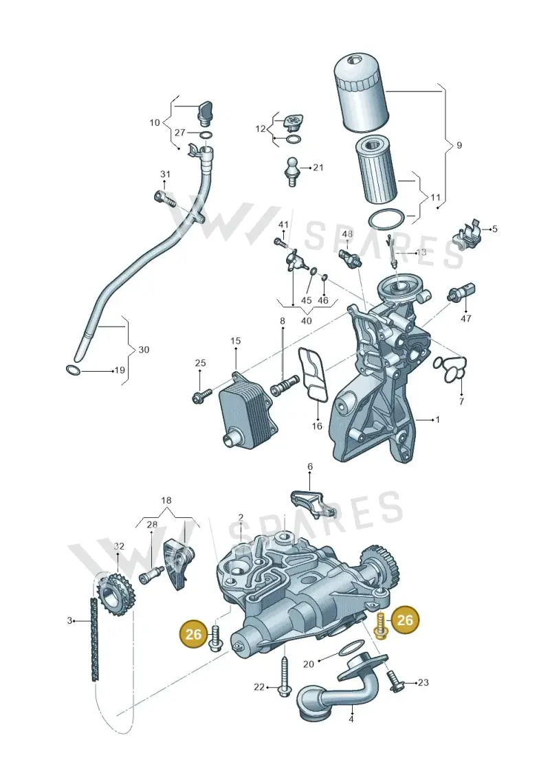 N10744301 — Audi A3 Sportback (2019-2021) diagram 848115120, position 26