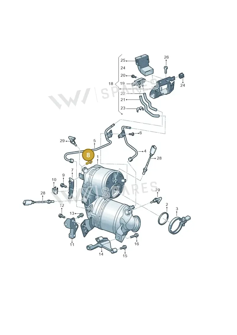 N10753102 — Audi A3 Sportback (2019-2021) diagram 803253020, position 8