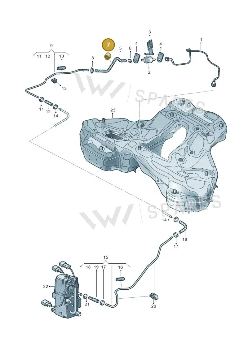 N10762301 — Audi RS6 Avant (2019-) diagram 435261300, position 7