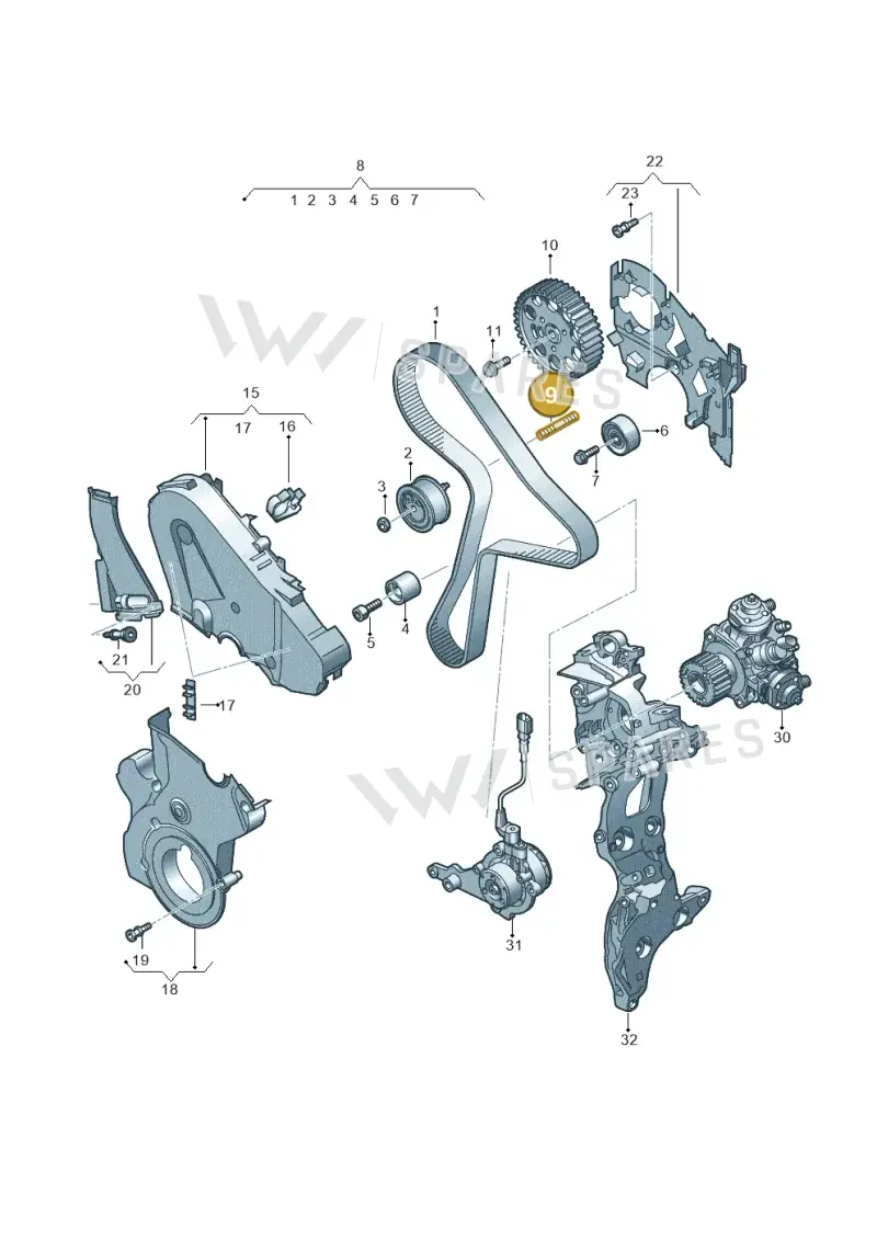 N10762501 — Audi A5 Limo 2.0 (2024-) diagram 8wk109800, position 9