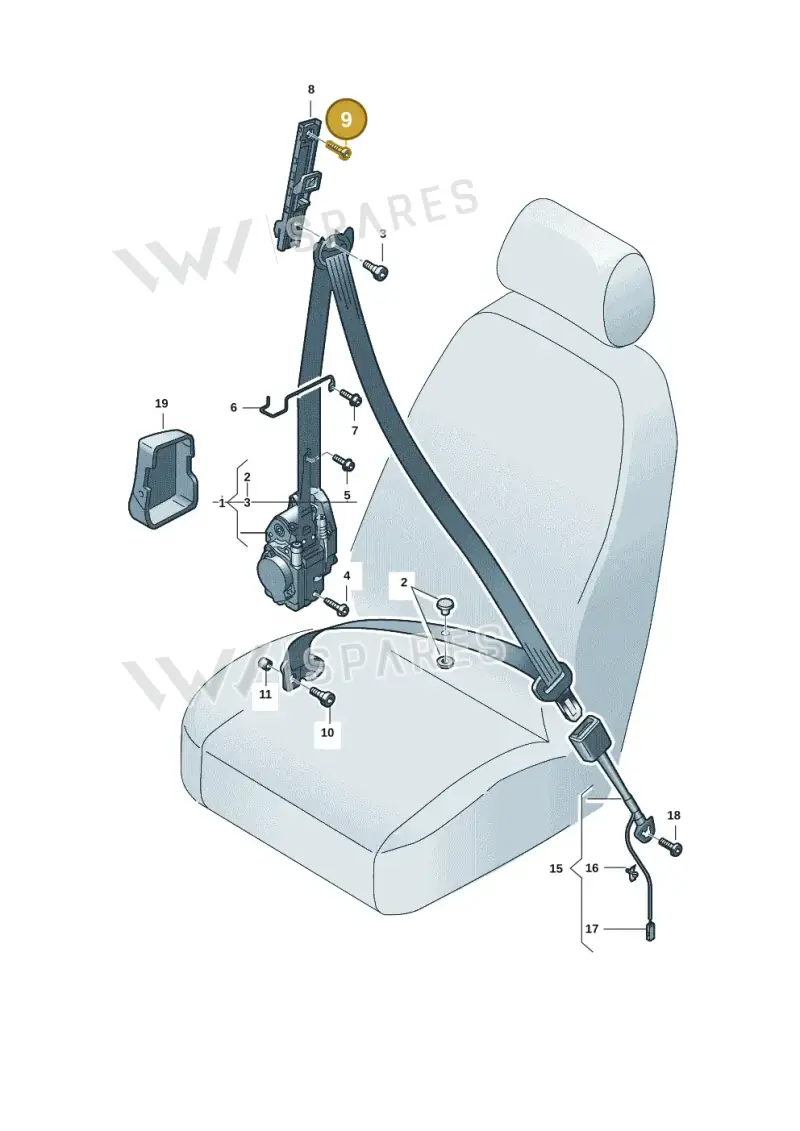 N10784201 — Audi RS e-tron GT (2020-2020) diagram 4j1857600, position 9