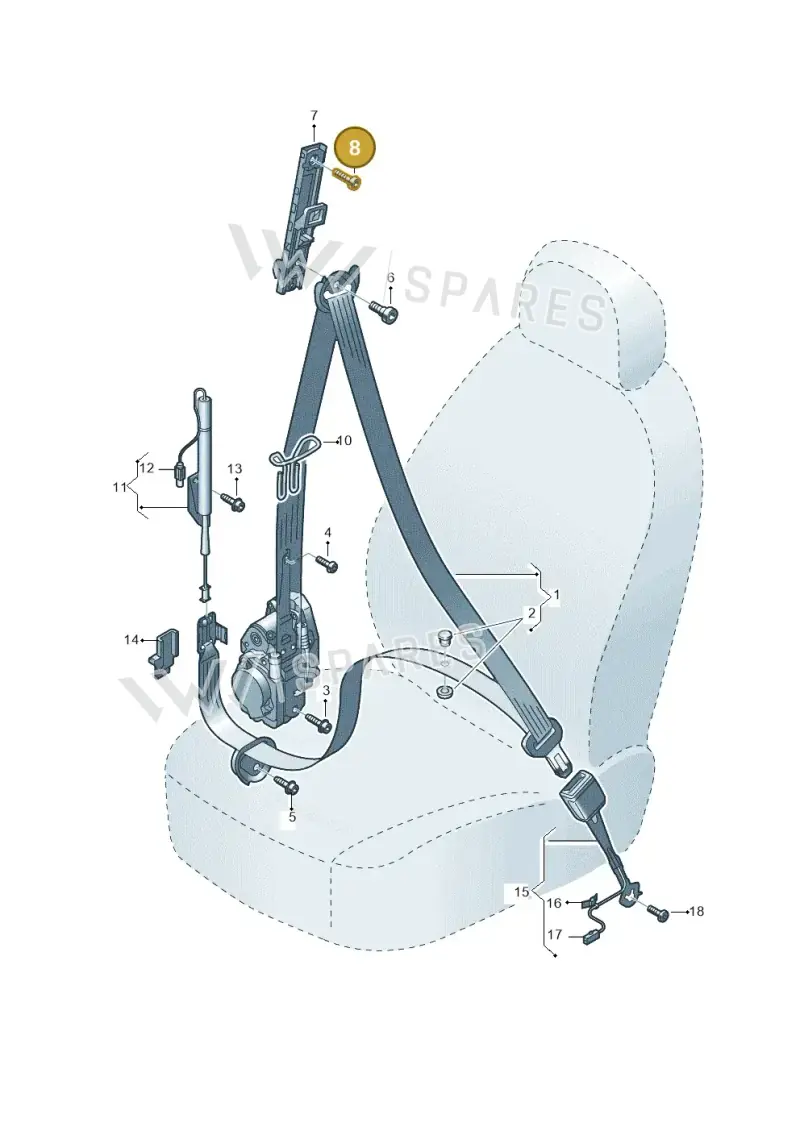 N10784201 — Audi Q7 qu. 3.0 TDI (2015-2019) diagram 859857600, position 8