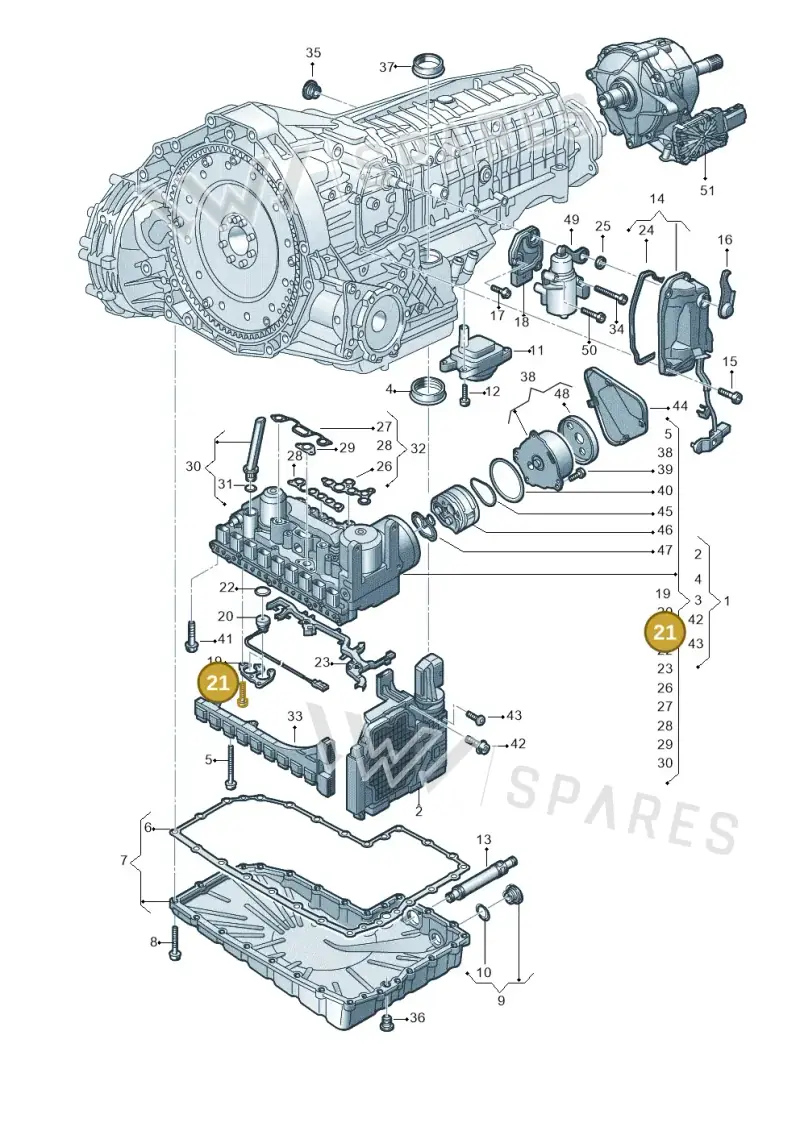 N10787601 — Audi Q5 qu. 2.0 (2018-) diagram 849325870, position 21