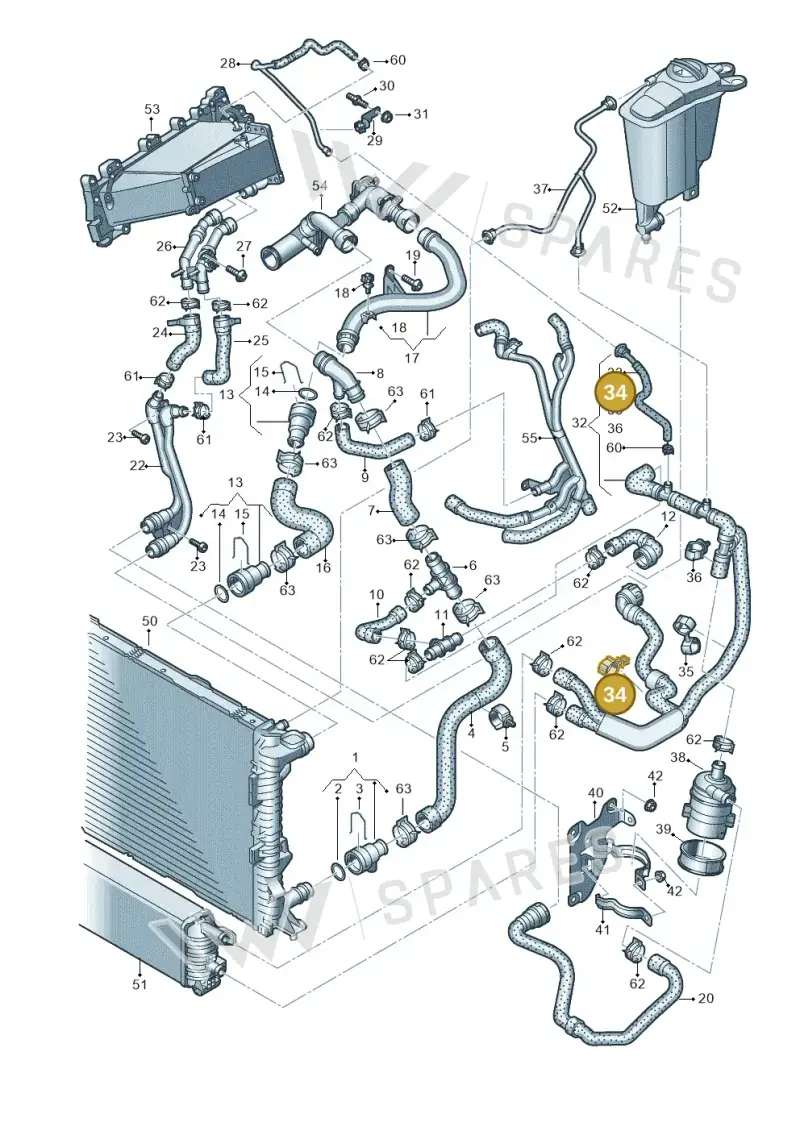 N10792701 — Audi Q5 qu. 2.0 TDI (2012-2017) diagram 751121270, position 34