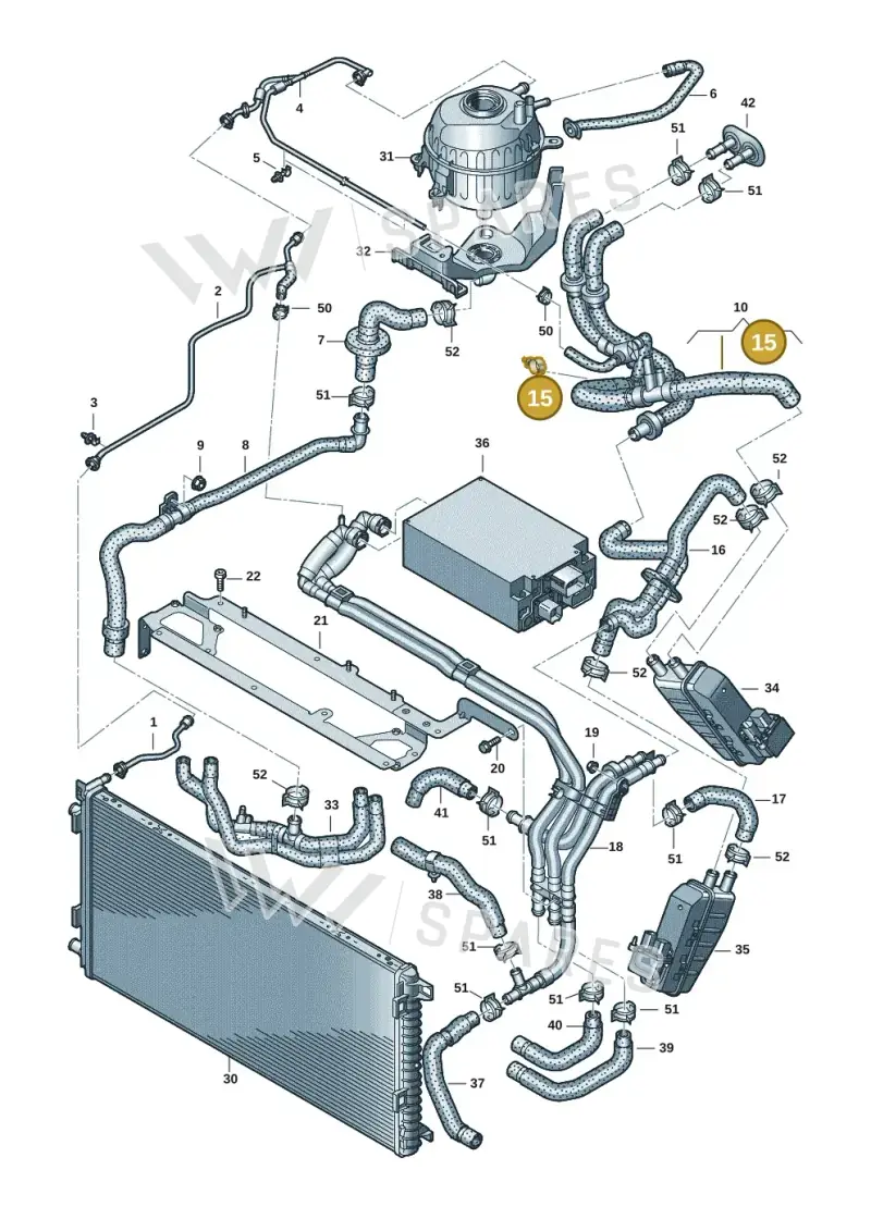 N10793901 — Audi Q8 e-tron (2018-2020) diagram 586121002, position 15