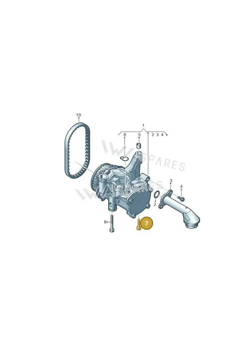 N10795601 — Audi A6 2.0 (2018-) diagram 430115520, position 7