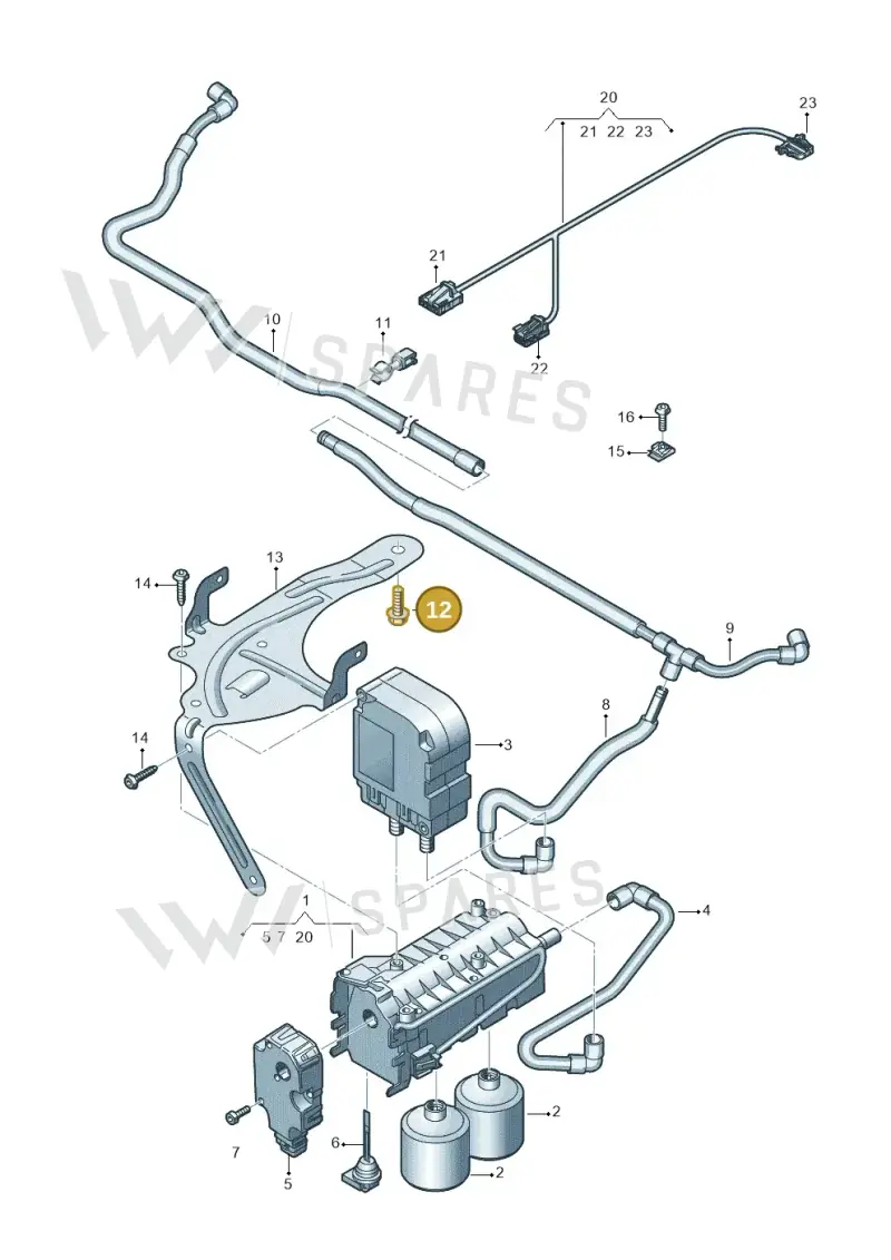 N10805001 — Audi RS6 Avant (2019-) diagram 435819150, position 12