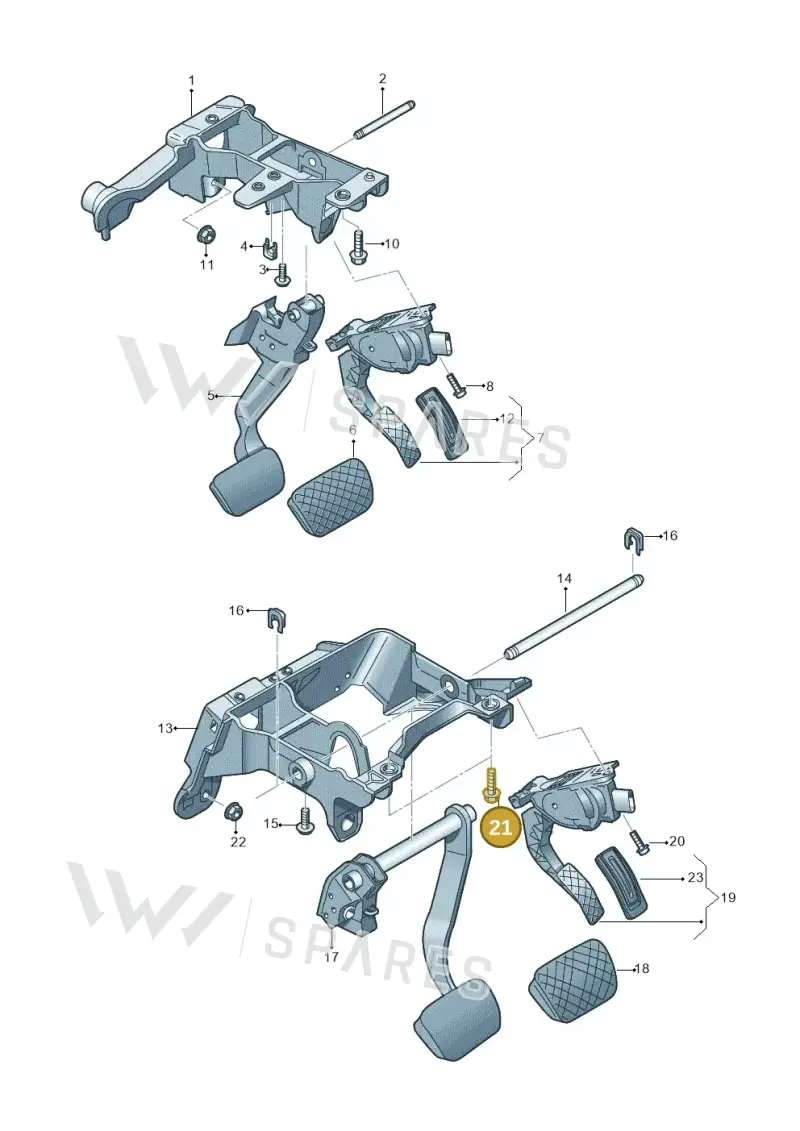 N10805001 — Audi RS Q8 Quattro (2019-) diagram 859723250, position 21
