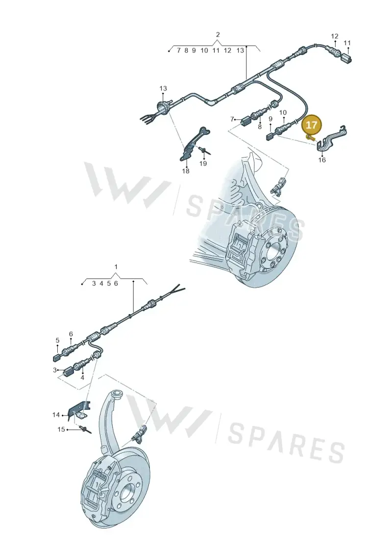 N10815401 — Audi RS Q8 Quattro (2019-) diagram 429927100, position 17