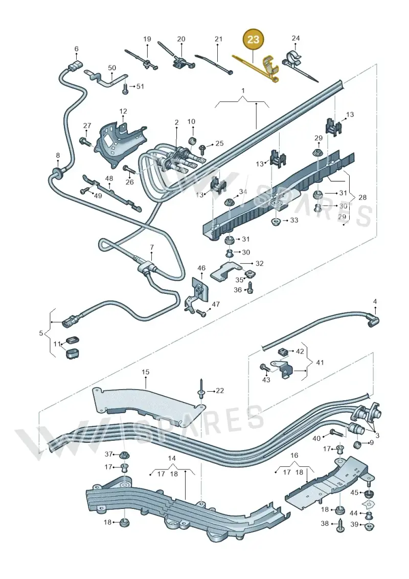 N10816301 — Audi A6 2.0 (2018-) diagram 435970010, position 23