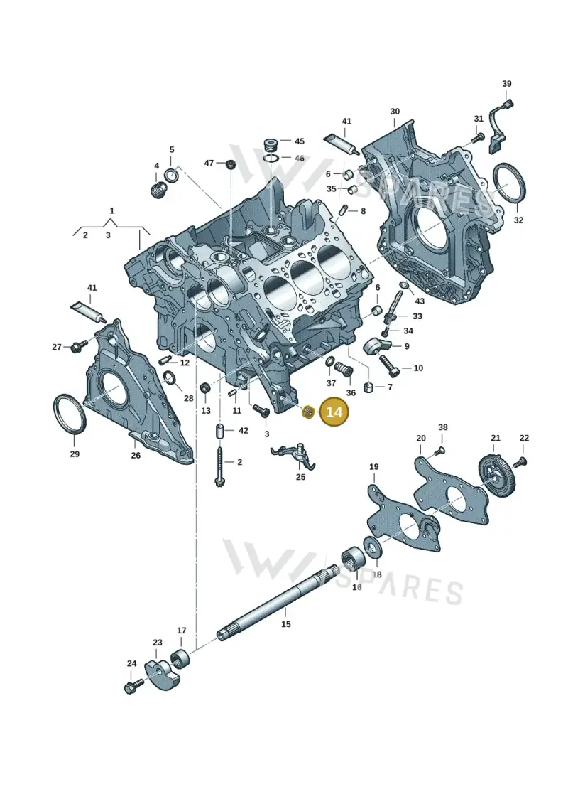 N10822401 — Audi Q8 Quattro 3,0 (2018-) diagram 849103183, position 14