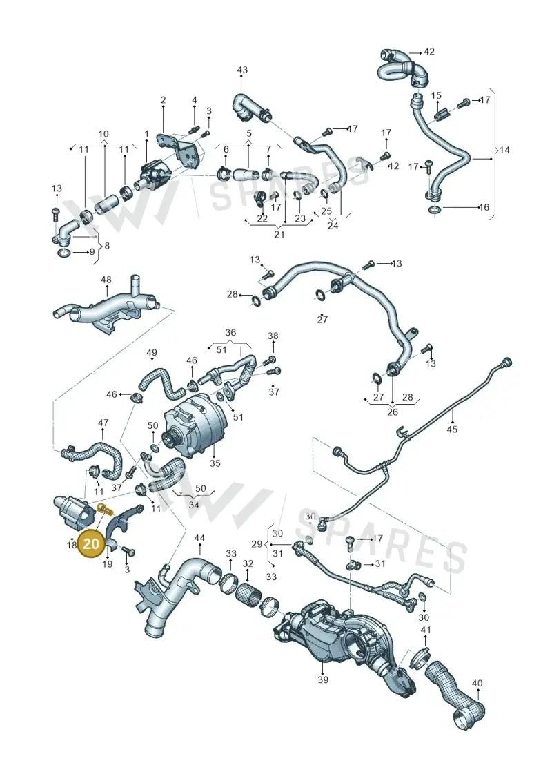 N10827902 — Audi RS6 Avant (2019-) diagram 538121002, position 20
