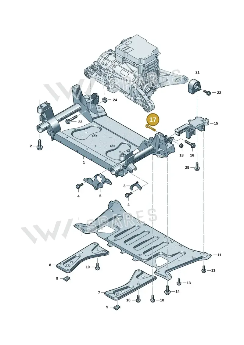 N10831701 — Audi RS e-tron GT (2020-2020) diagram 4j1399000, position 17