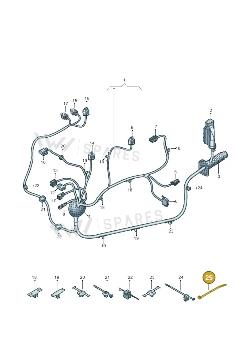 N10835201 — Audi RS6 Avant (2019-) diagram 435972330, position 25