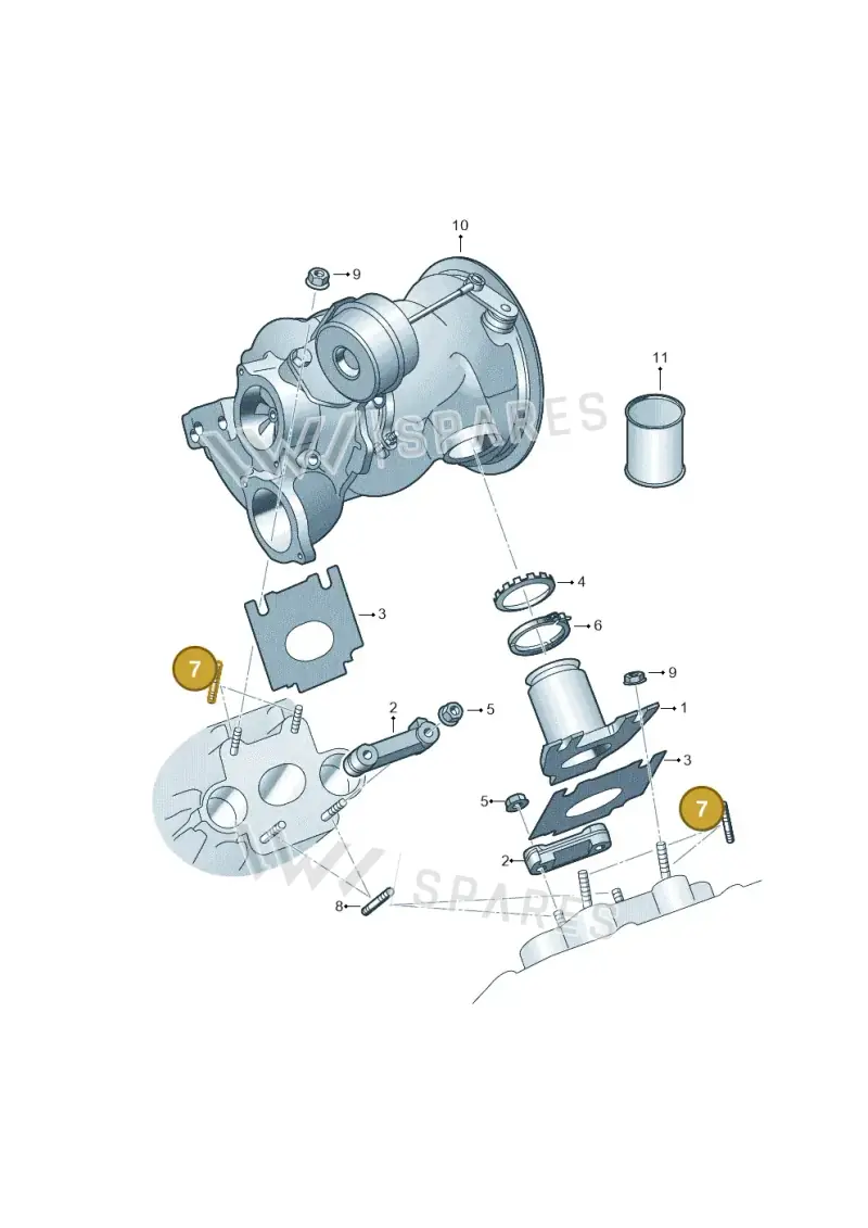 N10846501 — Audi Q8 Quattro 3,0 (2018-) diagram 849253200, position 7