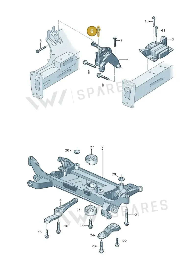 N10854901 — Audi RSQ3 Sportback (2019-2024) diagram 858199100, position 6