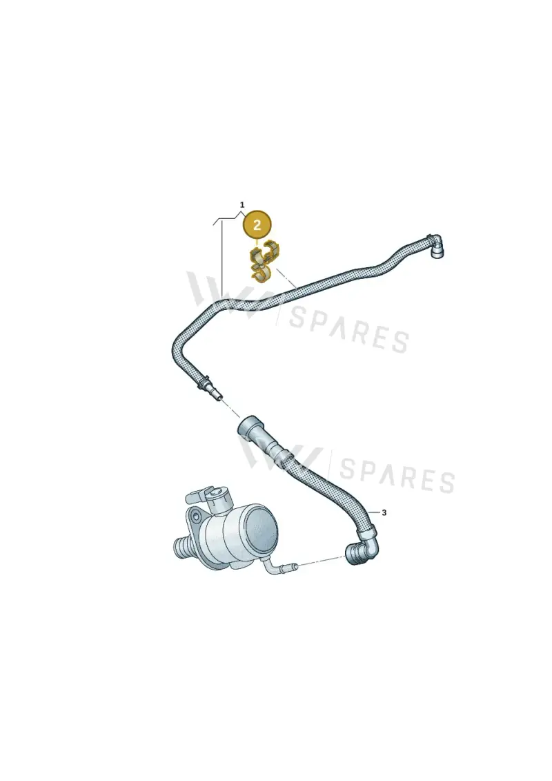 N10860301 — Audi A3 Sportback (2019-2021) diagram 596133608, position 2