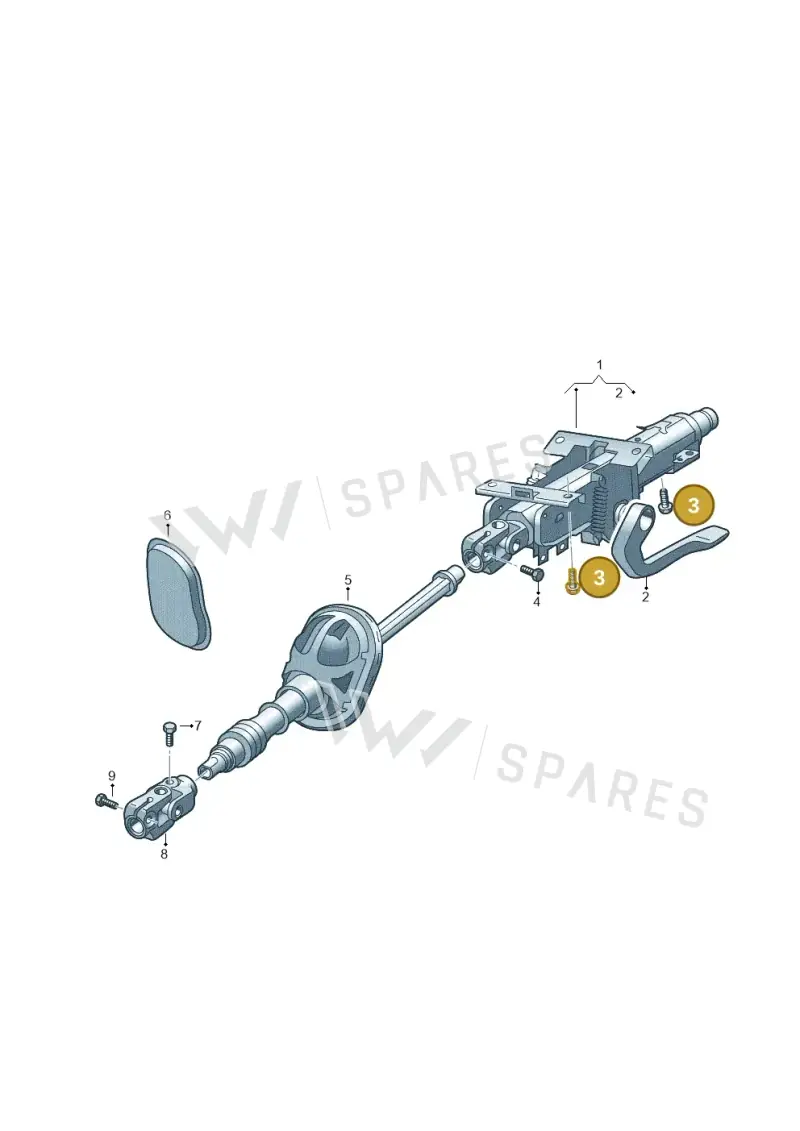 N10870601 — Audi Q4 Sportback (2021-2022) diagram 10a419050, position 3