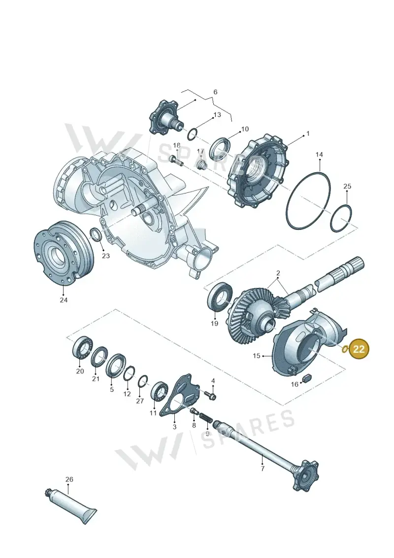 N90039603 — Audi A5 Sportback (2011-2017) diagram 620409550, position 22