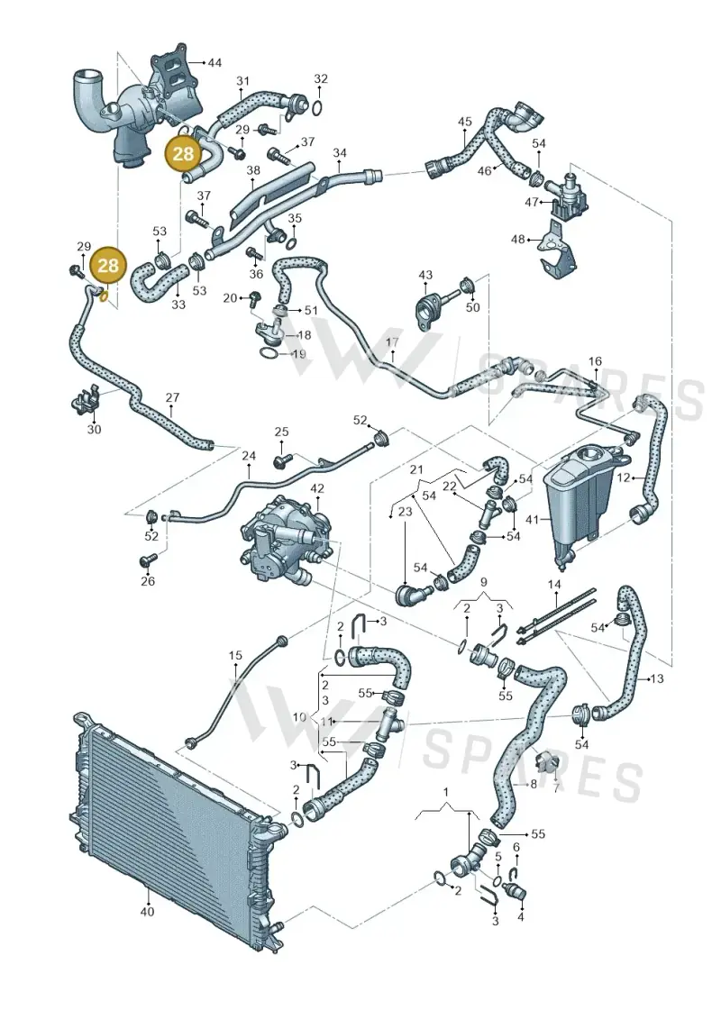 N90041002 — Audi A5 Sportback (2011-2017) diagram 724121200, position 28