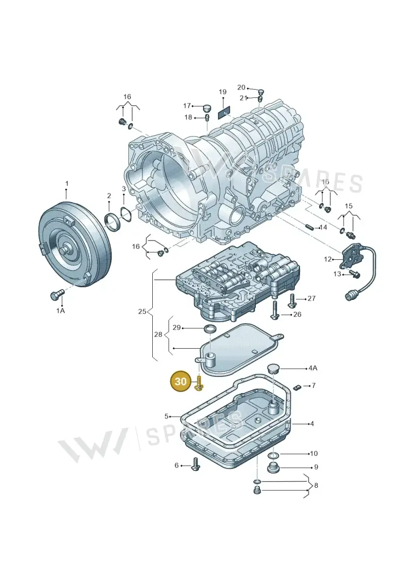 N90046301 — Audi A4/S4/Av./qu.     05> (2005-) diagram 156321600, position 30