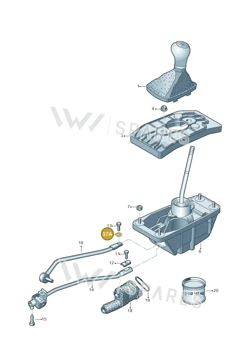 N90107604 — Audi A4/S4 Cabrio./qu. 07> (2006-) diagram 249711300, position 17A
