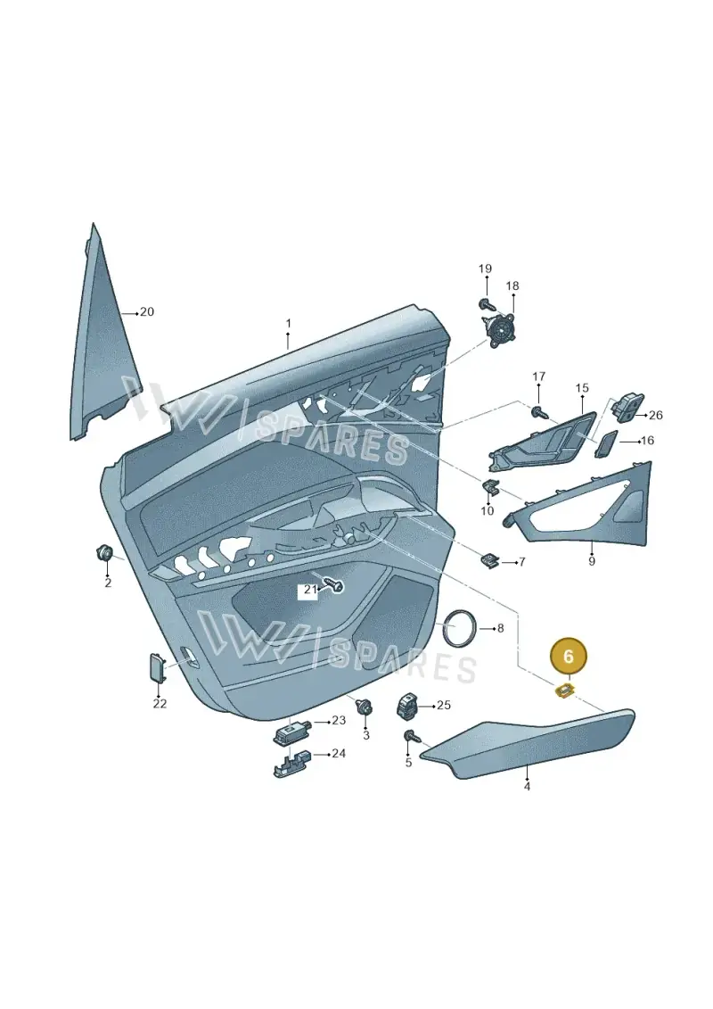 N90230602 — Audi Q4 Sportback (2021-2022) diagram 89a867400, position 6