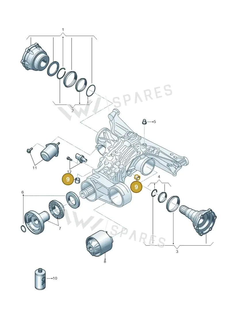 N90281802 — Audi A5 Limo 2.0 (2024-) diagram 849525240, position 9