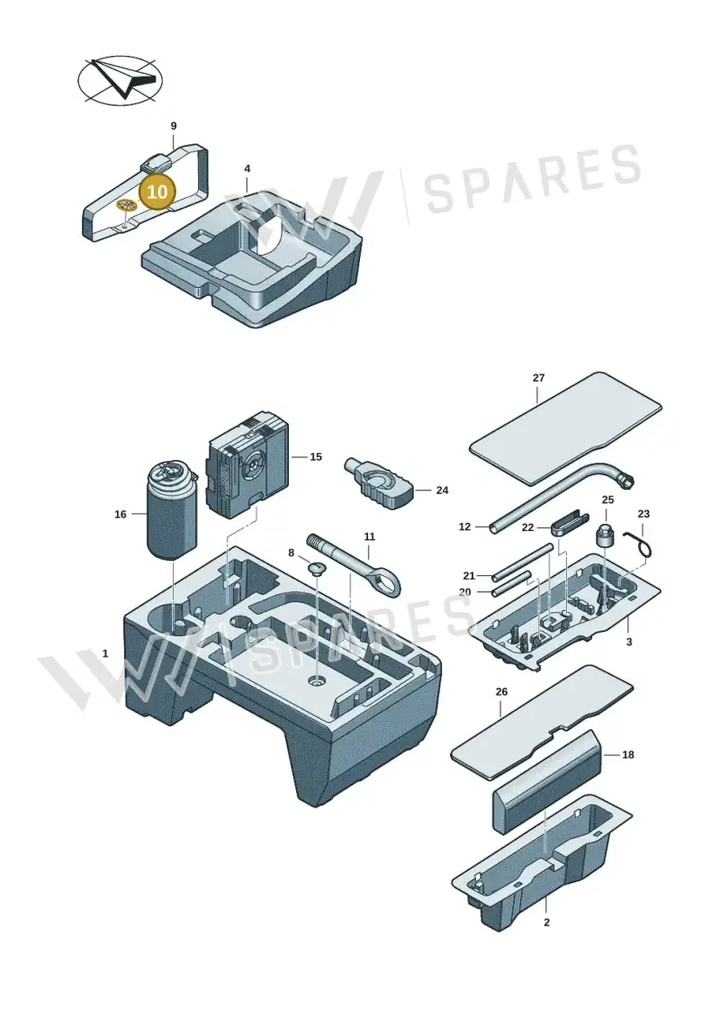 N90335004 — Audi A5 Limo 2.0 (2024-) diagram 8wk011100, position 10