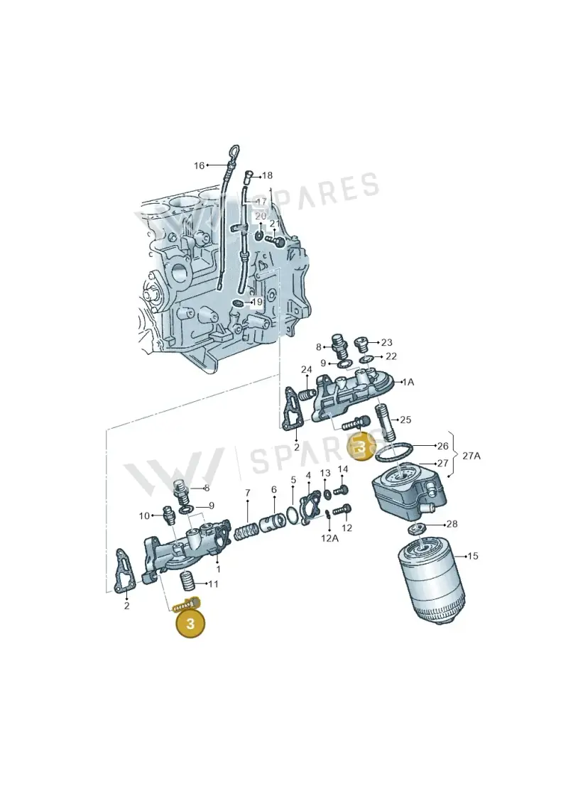 N90339601 — Audi A6/Wagon          96 (1995-1996) diagram 114115550, position 3