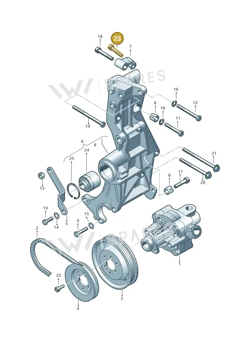 N90339601 — Audi A6/Wagon          96 (1995-1996) diagram 156145800, position 23