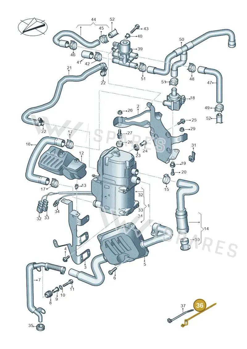 N90357101 — Audi RS6 Avant (2019-) diagram 538261000, position 36