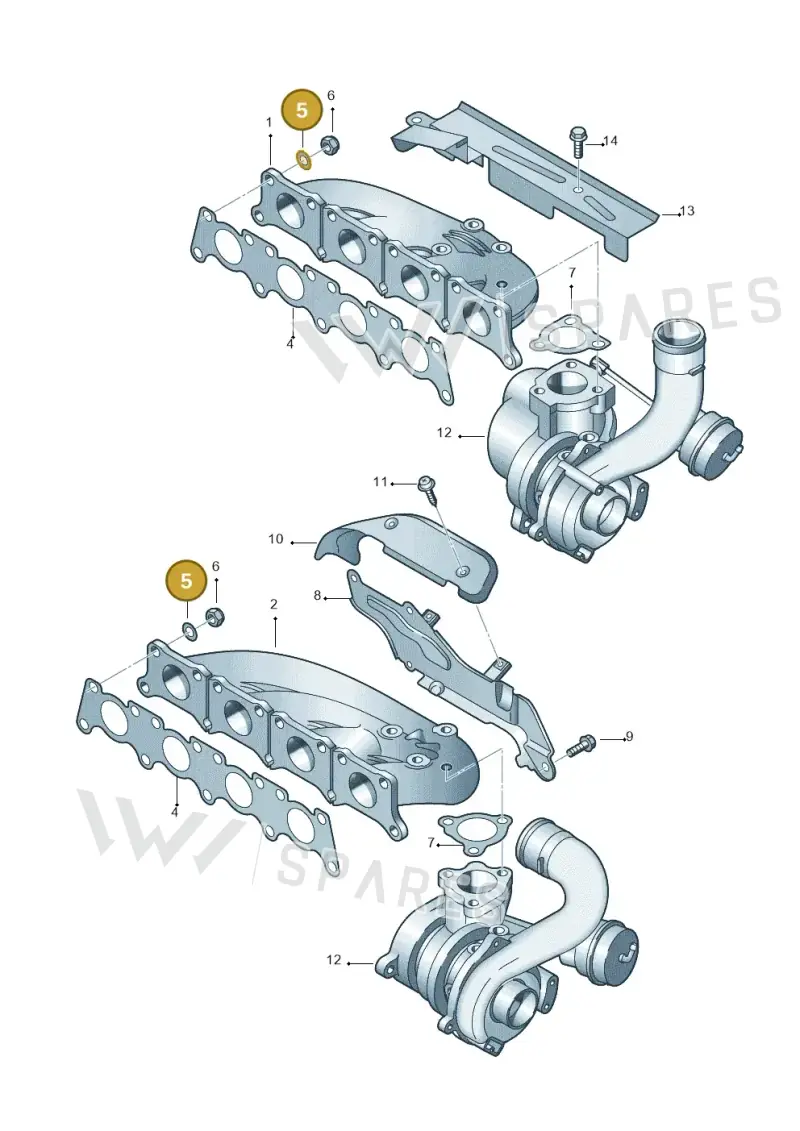 N90357201 — Audi TT Coupe/Roadster (2002-2006) diagram 229253200, position 5