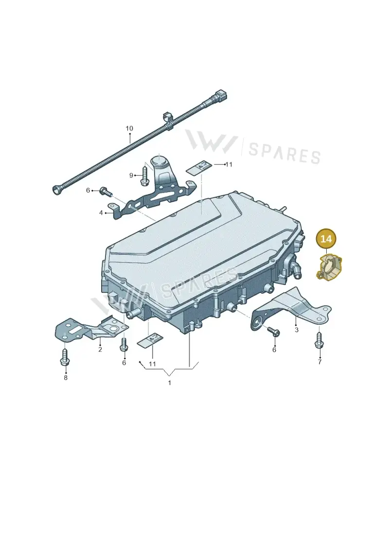 N90403003 — Audi A6 2.0 (2018-) diagram 430907080, position 14