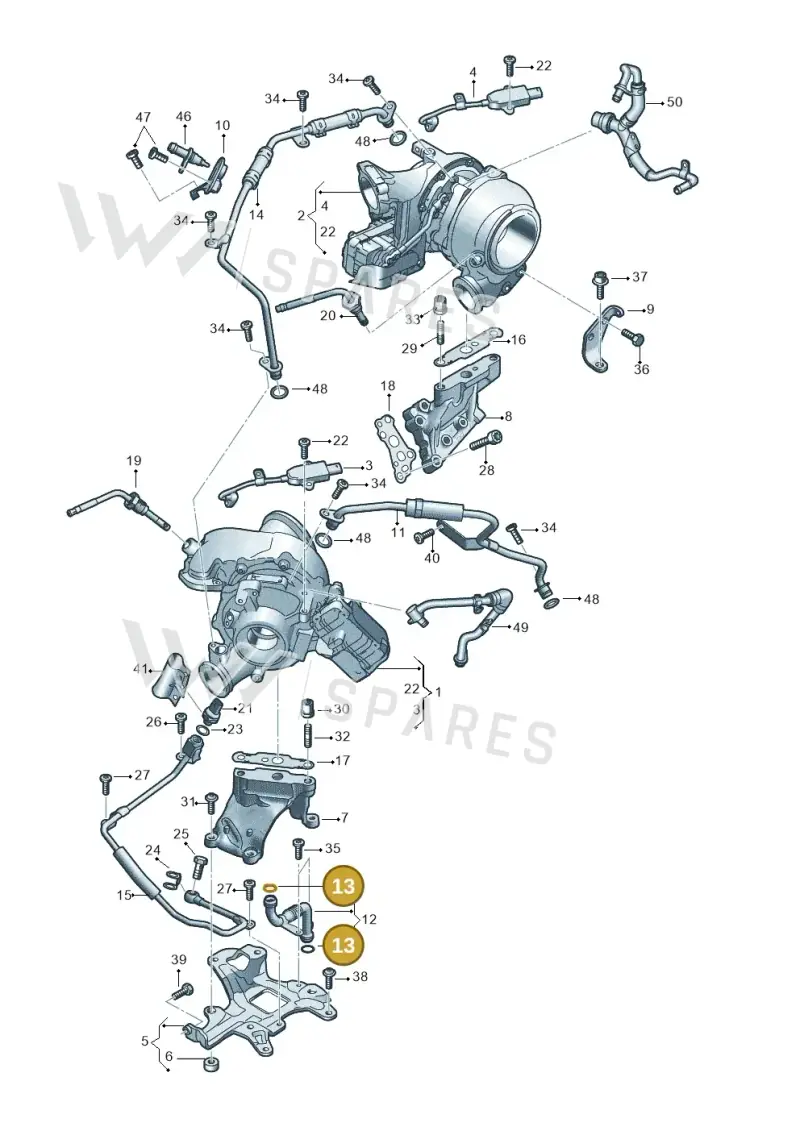 N90421101 — Audi Q8 Quattro 3,0 (2018-) diagram 859145360, position 13