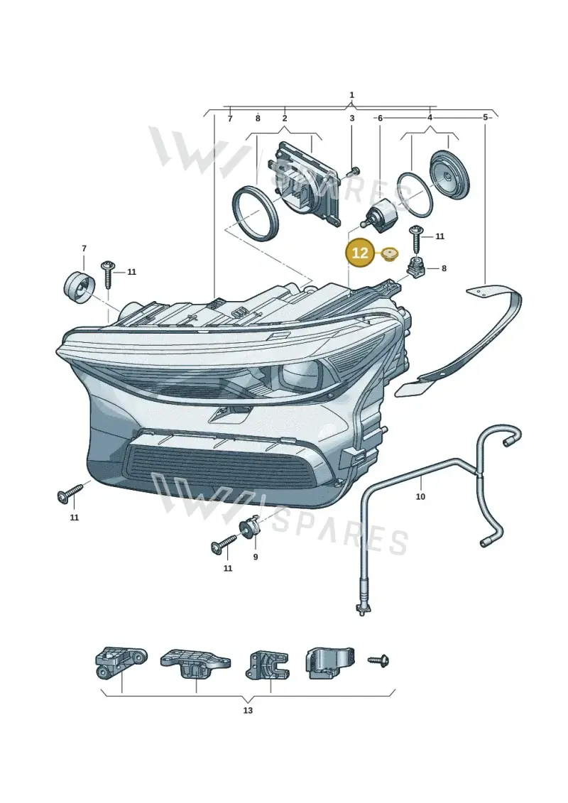 N90436101 — Audi Q6 e-tron (2023-) diagram f5s941000, position 12