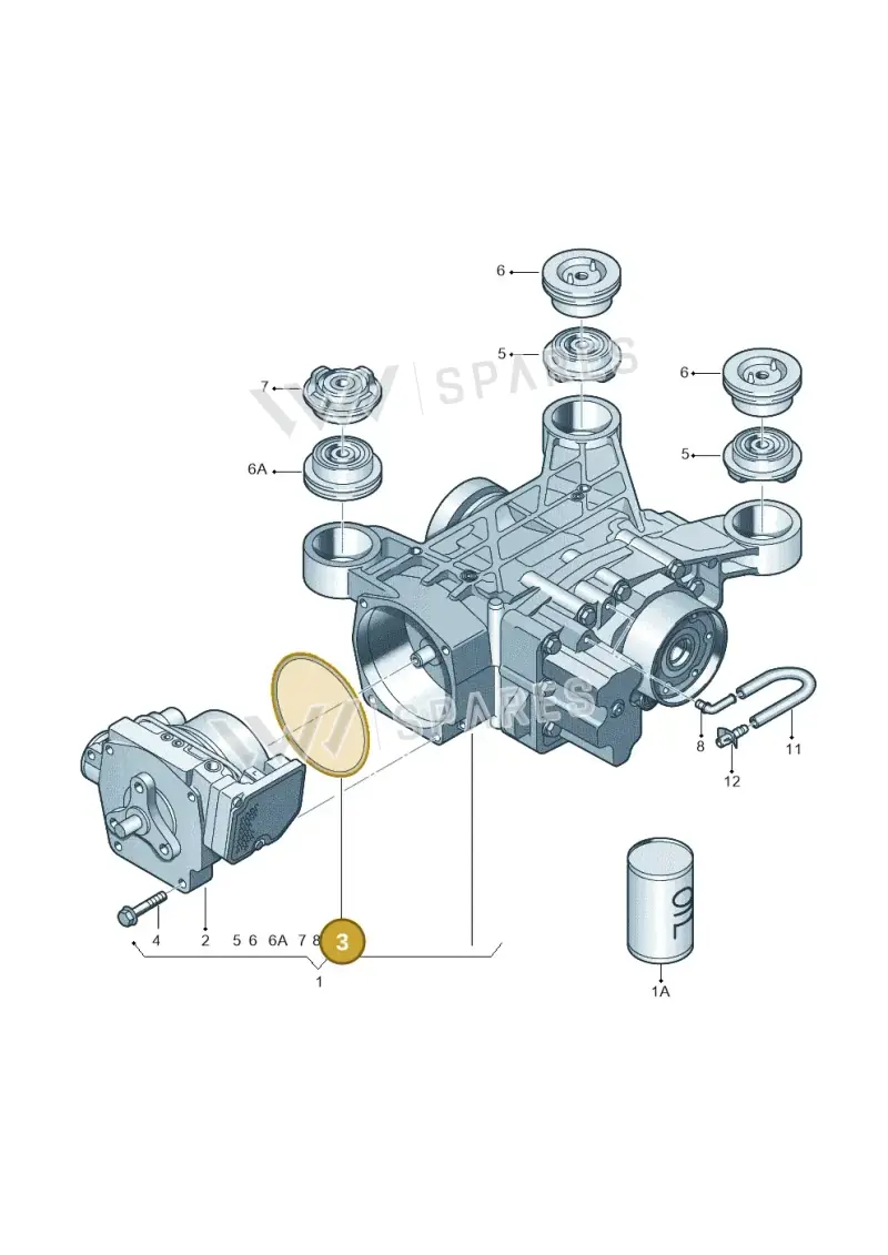 N90443301 — Audi RSQ3 Sportback (2019-2024) diagram 412525100, position 3
