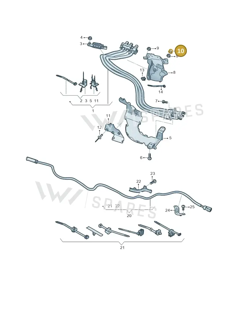N90450201 — Audi Q8 Quattro 3,0 (2018-) diagram 859970012, position 10