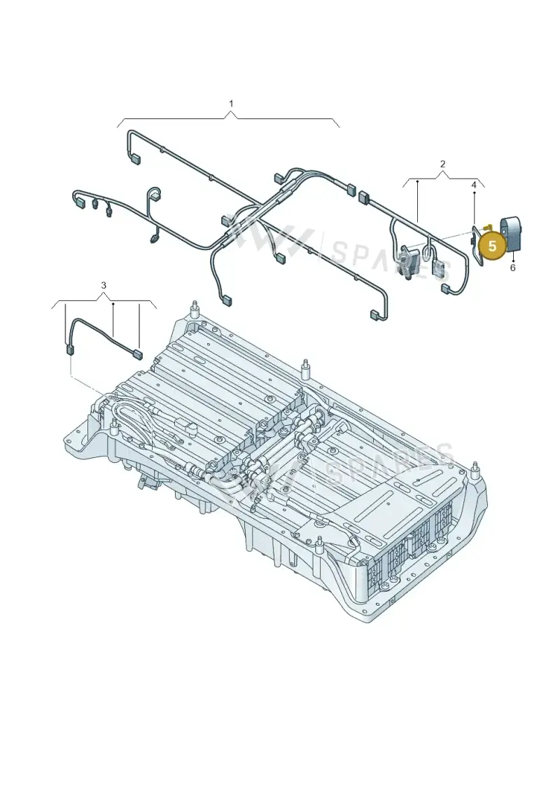 N90455206 — Audi A3 Sportback (2016-2020) diagram 746915800, position 5
