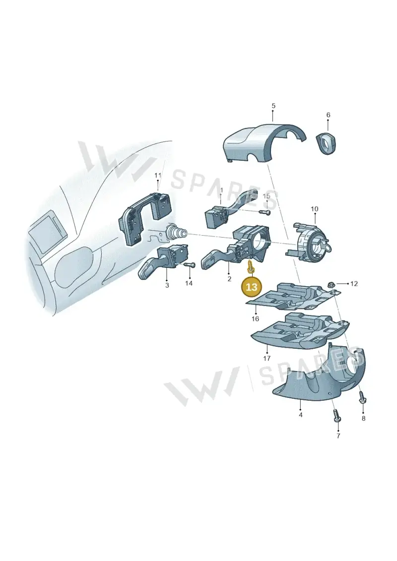 N90455603 — Audi RS4 Cabrio qu.    08> (2007-) diagram 249953600, position 13