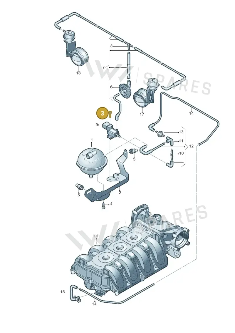N90455603 — Audi RS4 Av. qu. 4.2 (2012-2015) diagram 750131800, position 3