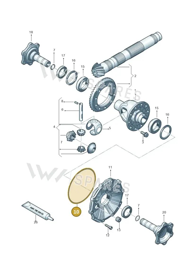 N90514401 — Audi A6 2.7 TDI (2008-2011) diagram 454409400, position 10