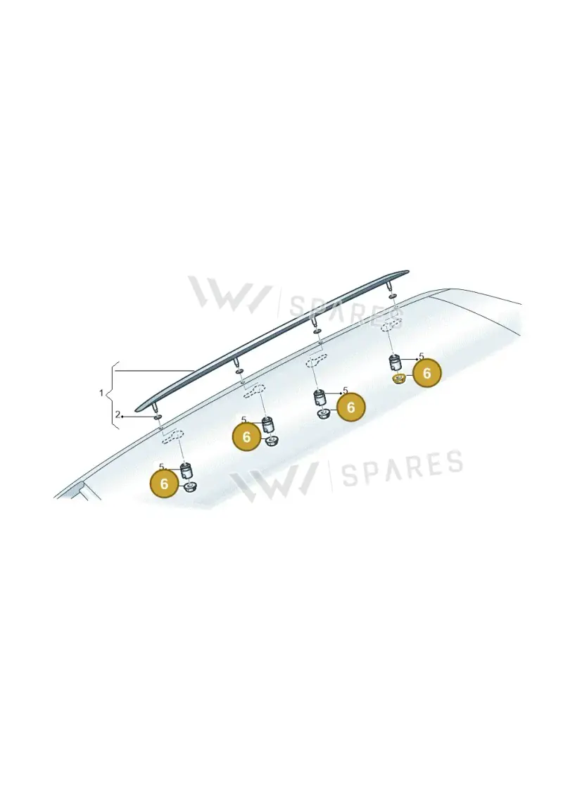 N90570802 — Audi RS6 Avant (2019-) diagram 855860500, position 6